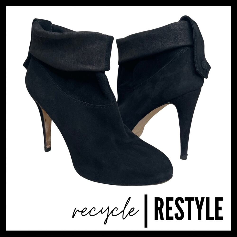 Brian Atwood Suede Ankle Boots